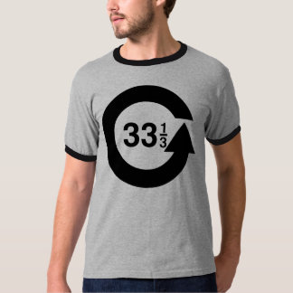 回転@ 33.3 rpm tシャツ