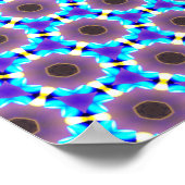 回転Hex光学錯覚ウォールアート ポスター (角)