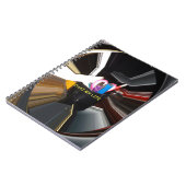 回転Office Essentialsの壁モダン装飾 ノートブック (左側)