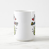 回避しよう コーヒーマグカップ (中央)