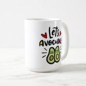 回避しよう コーヒーマグカップ (正面右)