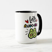 回避しよう マグカップ (正面右)