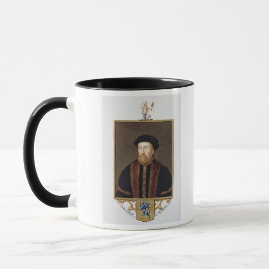 「回顧録からののジョンMason (1503-66年)ポートレート マグカップ (左)
