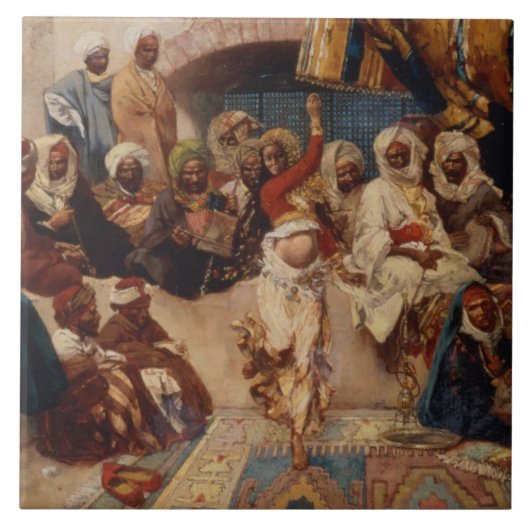 因われの聴衆1883年(キャンバスの油) タイル (正面)