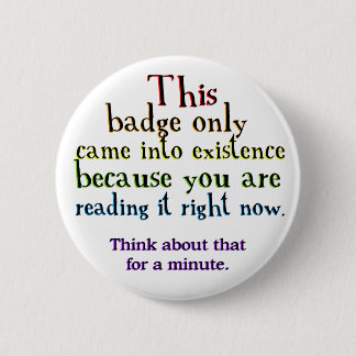 因果関係のループパラドックス 缶バッジ