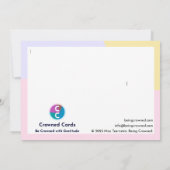 団体や組織が立気につ サンキューカード (裏面)