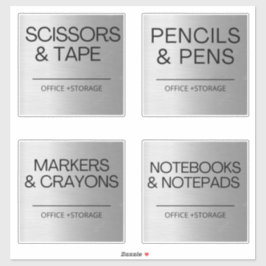 団体や組織銀ラベル（保管用） シール