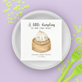 団子が赤ちゃんシャワーの途中にある スタンダードカクテルナプキン