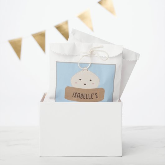 団子が赤ちゃんシャワーの途中にある フェイバーバッグ (パーティー)