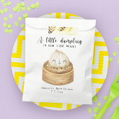 団子が赤ちゃんシャワーの途中にある フェイバーバッグ