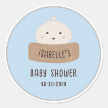 団子が赤ちゃんシャワーの途中にある