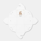 団子の小さな赤ちゃんシャワー フェイバーボックス (折り畳みなし)