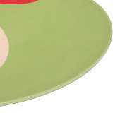 団子ラブ抹茶ガラス切断板 カッティングボード (角)