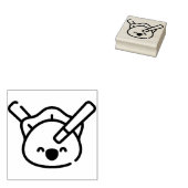 団子 ラバースタンプ (押印)