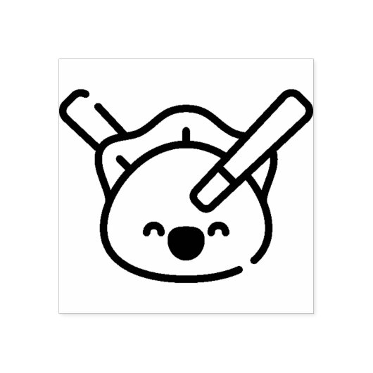 団子 ラバースタンプ (インプリント)