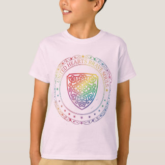 団結した心 勇敢な魂 Tシャツ