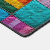 団結と多様性のコミュニティのキルト デスクマット (コーナー)