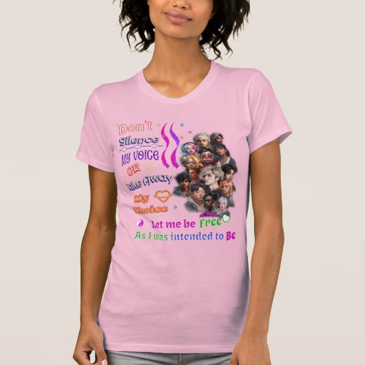 団結と平等を受け入れるTシャツ Tシャツ (正面)