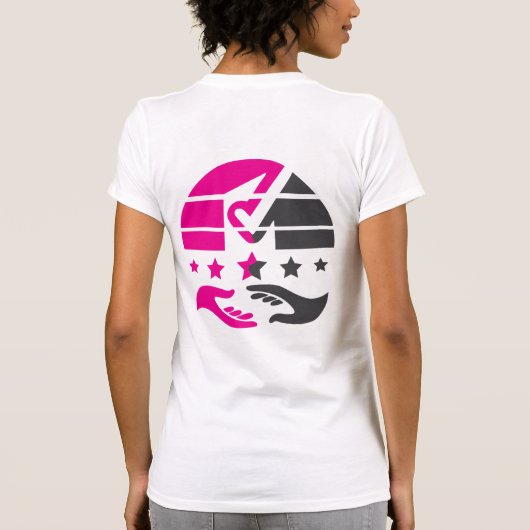団結と輝き:協調のビジョン Tシャツ (裏面)