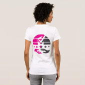 団結と輝き:協調のビジョン Tシャツ (裏面フル)