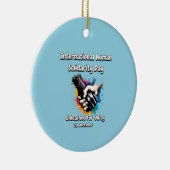 団結のために解き放たれた。 セラミックオーナメント (右)