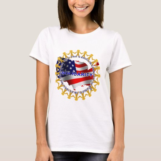 団結の円 Tシャツ (正面)