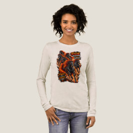 団結の力 – 激しい馬のグラフィックTシャツ トライブレンドＴシャツ