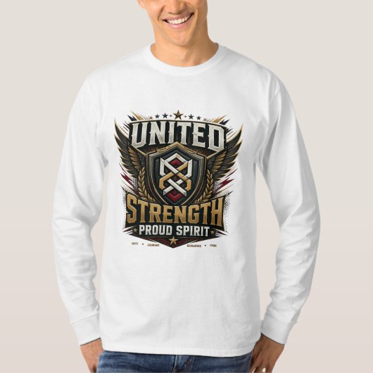 団結の力 誇り高き精神 Tシャツ (正面)