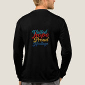 団結の希望、誇りある遺産 トライブレンドTシャツ (背面)