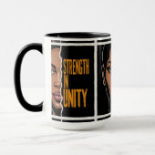 団結の強み – アフリカ美術の力を高める マグカップ (左)