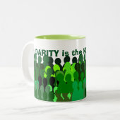 団結のmug* ツートーンマグカップ (正面左)