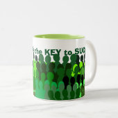 団結のmug* ツートーンマグカップ (正面右)