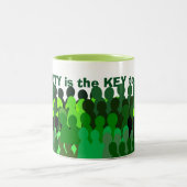 団結のmug* ツートーンマグカップ (中央)