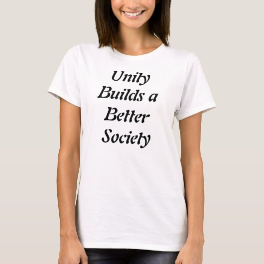 団結は社会のTシャツを作る Tシャツ (正面)