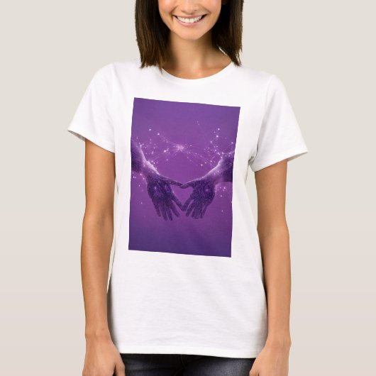 団結を信頼:握手する女性のTシャツ» Tシャツ (正面)