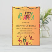 「団結を祝おう：楽しいクワンザァの集い」 招待状 (スタンド正面)