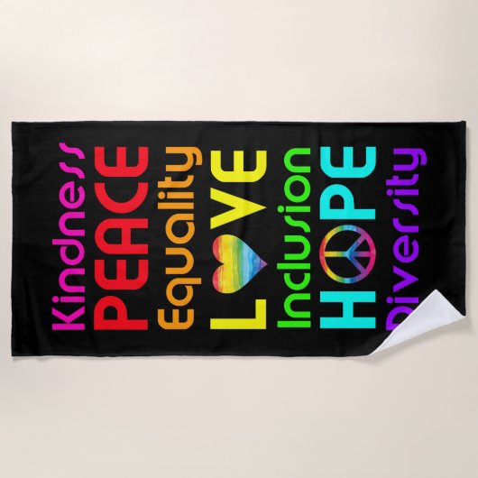 団結 ビーチタオル (正面)