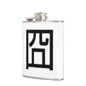 囧ジオンオ中国のルツアジアミームハンジー絵文字 フラスク (左)