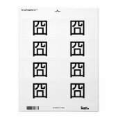 囧ジオンオ中国のルツアジアミームハンジー絵文字 ラベル (フルシート)