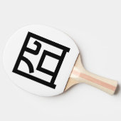 囧ジオンオ中国のルツアジアミームハンジー絵文字 卓球ラケット (横)