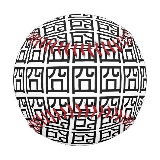 囧ジオンオ中国のルツアジアミームハンジー絵文字 野球ボール (裏面)