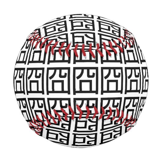 囧ジオンオ中国のルツアジアミームハンジー絵文字 野球ボール (正面)
