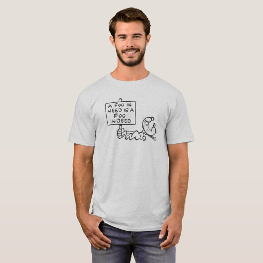 "困ったフーさん" Tシャツ (正面フル)