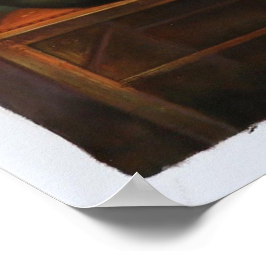 困っている友人 ポスター (角)