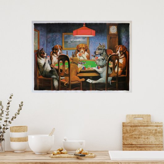 困っている友人 ポスター (キッチン)