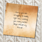 困ってごめんなさい | 望ましい良い日 カード