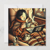 困ってごめんなさい | 望ましい良い日 カード (正面)