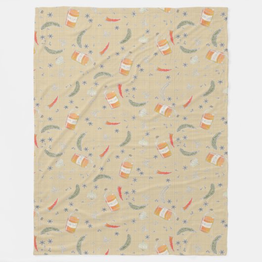 困って フリースブランケット (正面)