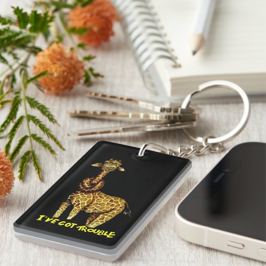 困っ得た キーホルダー (正面右)