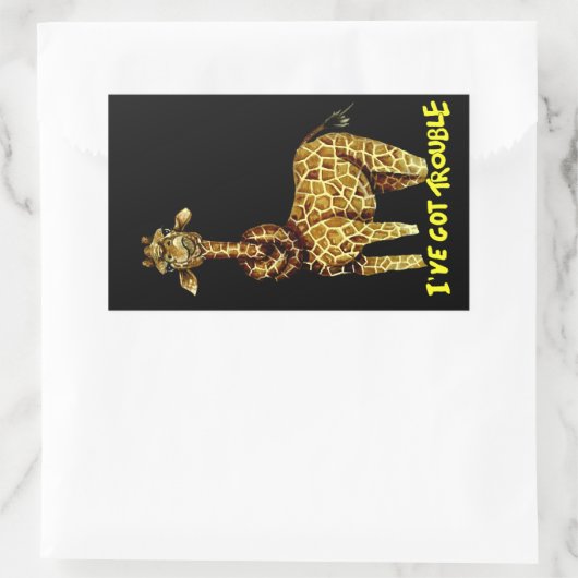 困っ得た 長方形シール (バッグ)